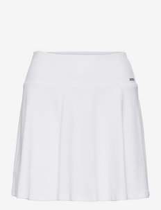 WHITE LUXE TENNIS SKIRT - sports skirts - white