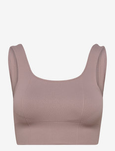 DUSTY VIOLET LUXE SEAMLESS BRA - medium support - dusty violet