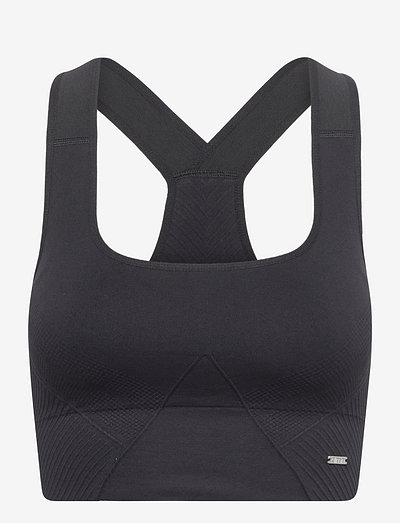 MOTION SEAMLESS HIGH SUPPORT BRA - high support - black