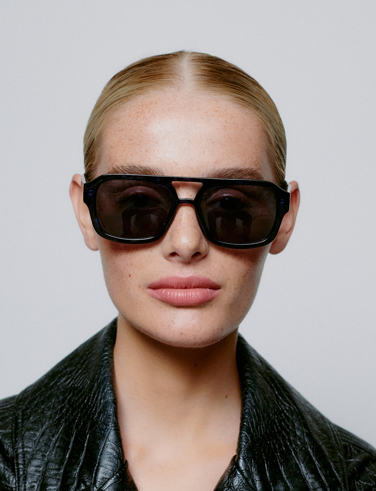 A.Kjærbede Kaya, One Size, Brown, Solbriller > Aviator-Solbriller, Dame