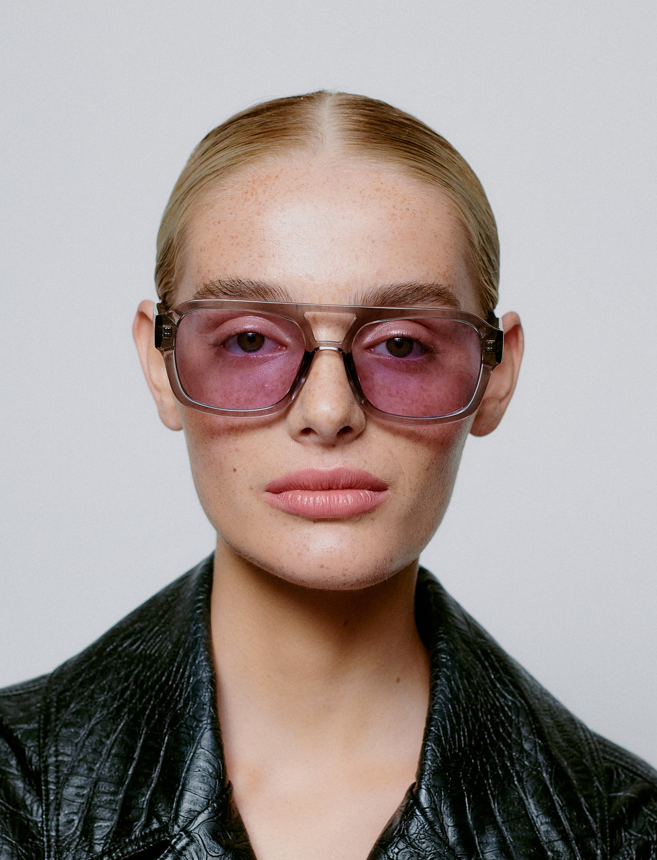 A.Kjærbede Kaya, One Size, Purple, Solbriller > Aviator-Solbriller, Dame