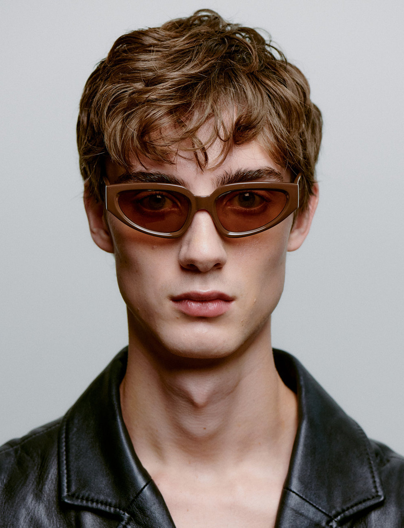 A.Kjærbede Ella, One Size, Brown, Solbriller > Wayfarer-Solbriller Med D-Stel, Dame