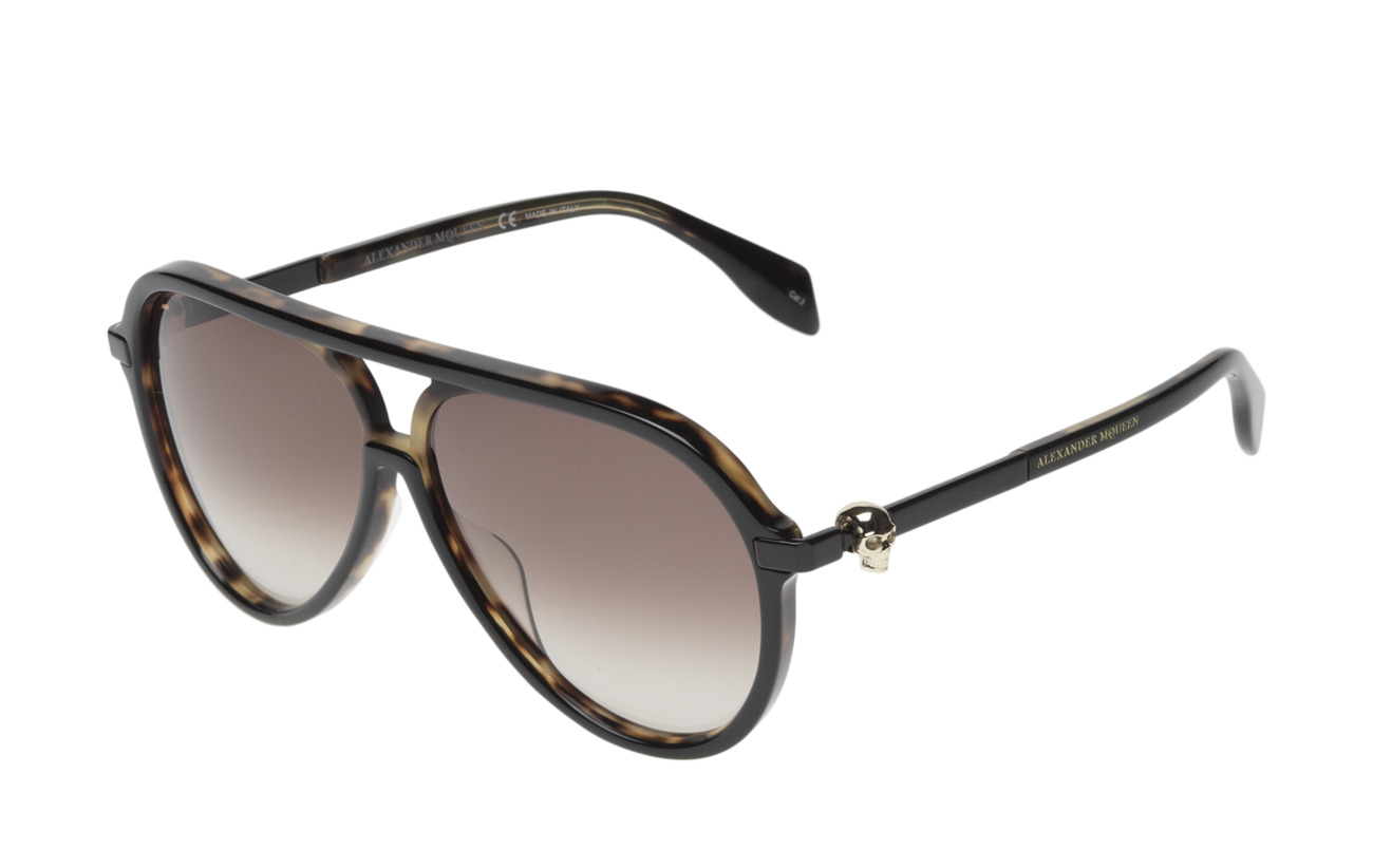 Mcqueen Eyewear black black brownAlexander brownAlexander Am0020sblack brownAlexander Eyewear Am0020sblack black Mcqueen Am0020sblack FJlK1Tc