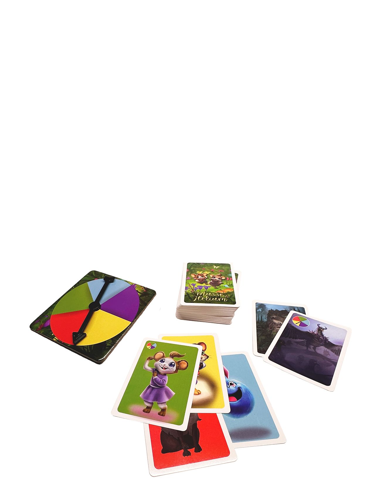 Kortspel Snurrigt Med Musse & Helium Svensk Toys Puzzles And Games Games Card Games Multi/patterned Alga