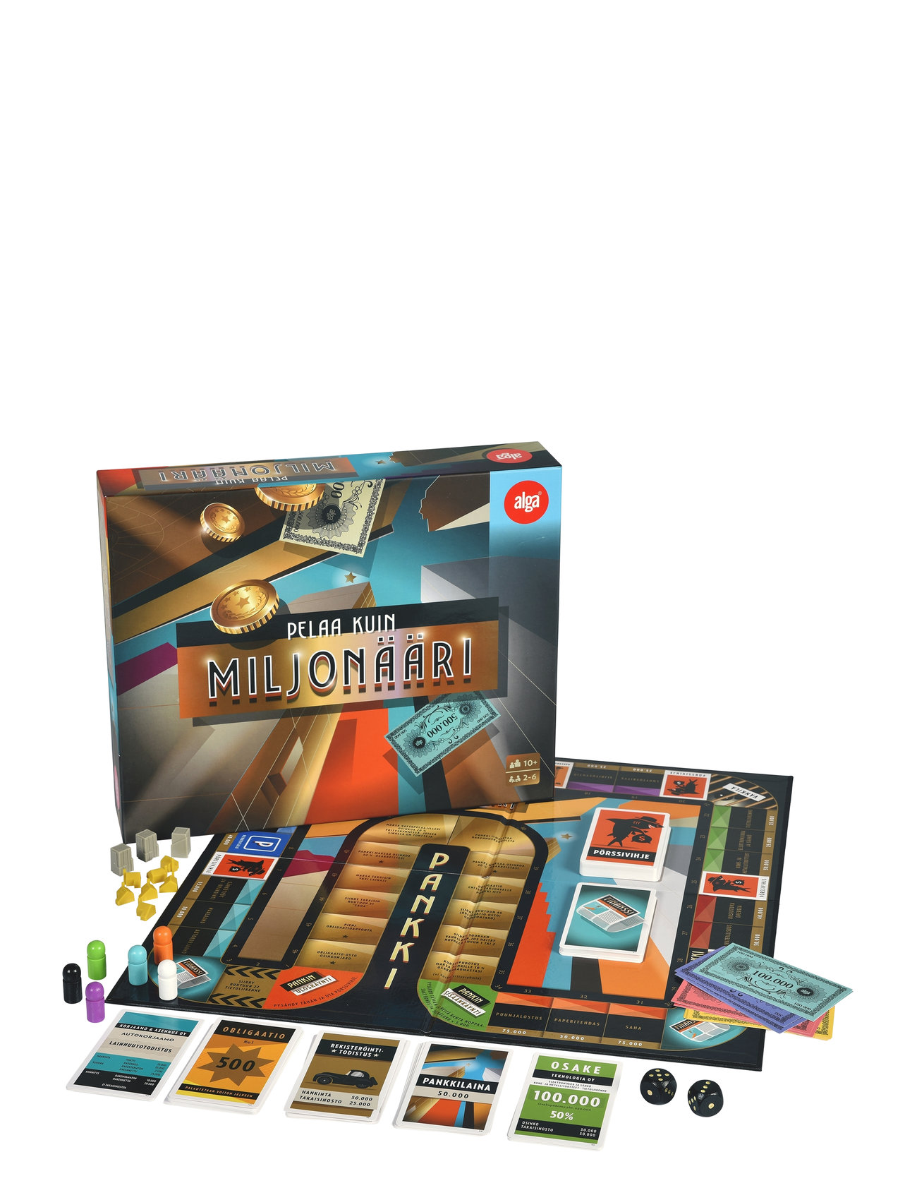 Pelaa Kuin Miljonääri Toys Puzzles And Games Games Board Games Multi/patterned Alga