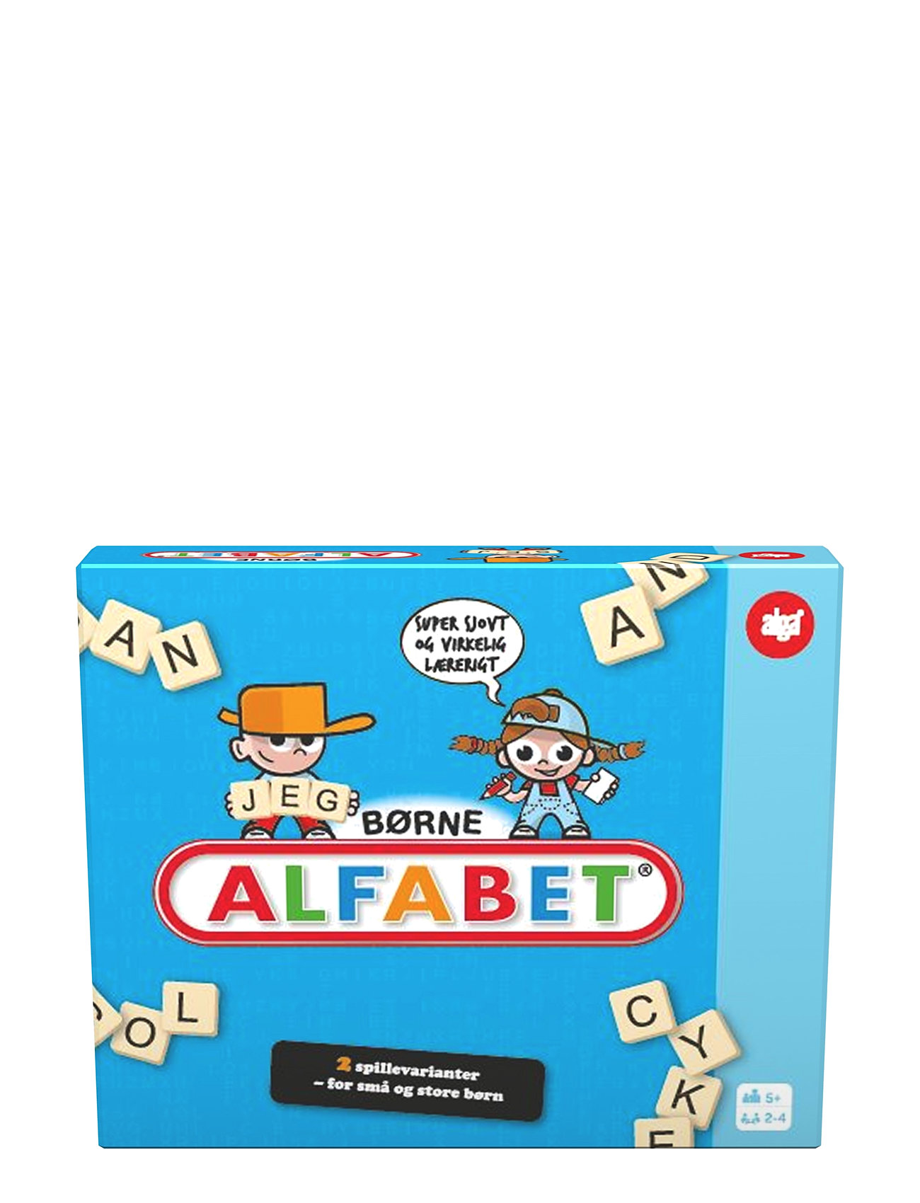 Børnealfabet Toys Puzzles And Games Games Board Games Multi/patterned Alga
