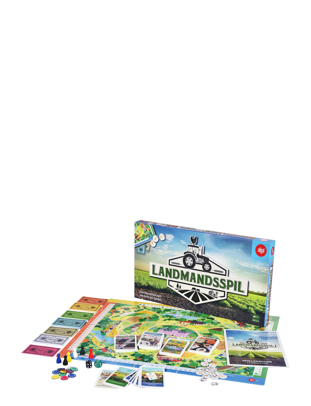 Landmandsspil Toys Puzzles And Games Games Board Games Multi/patterned Alga