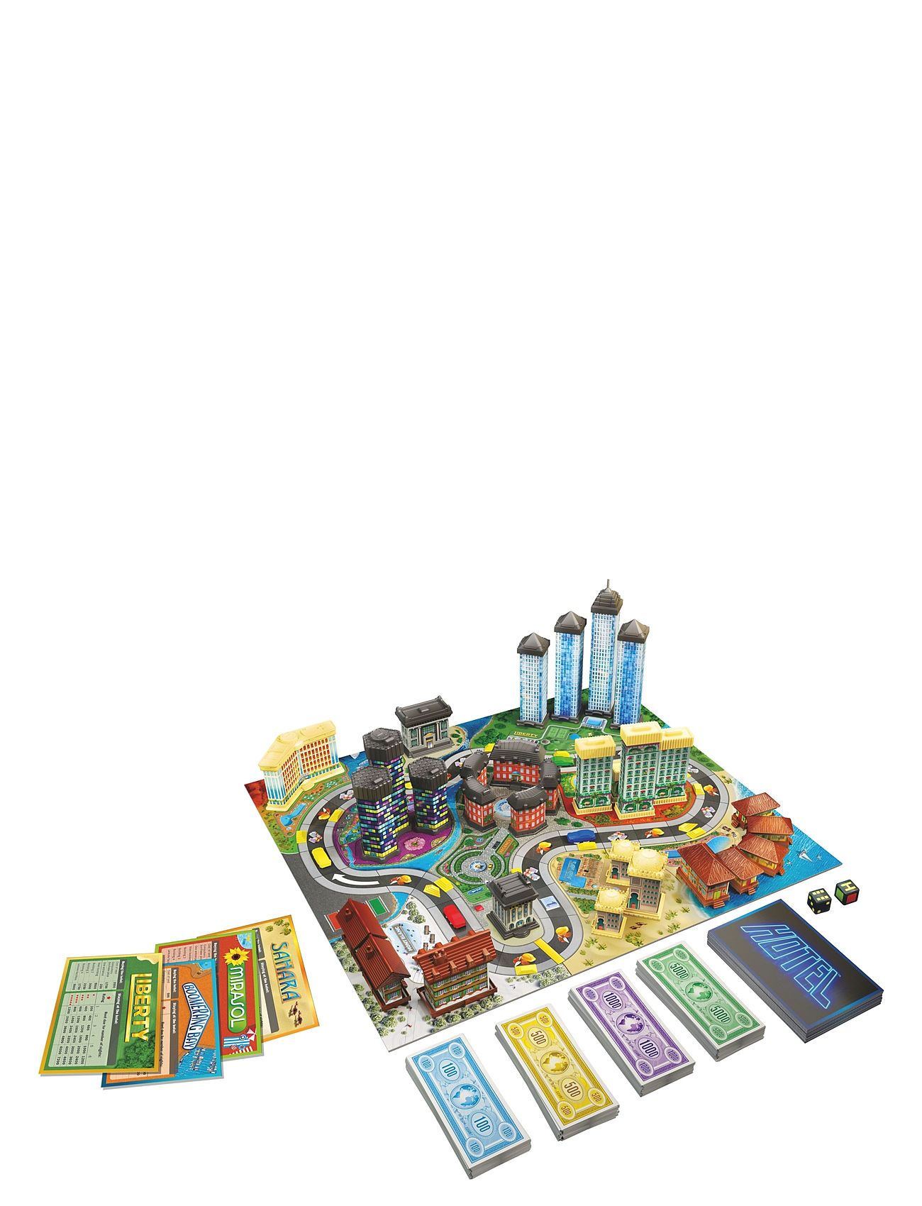 Hotel Game Nordic Toys Puzzles And Games Games Board Games Multi/patterned Alga