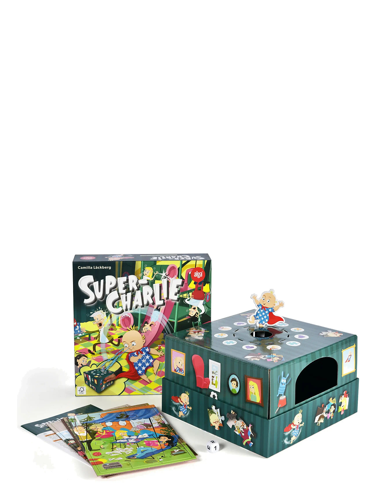 Alga Super-Charlie Brädspel, SWEDISH, Multi/patterned, Spil > Brætspil, Børn