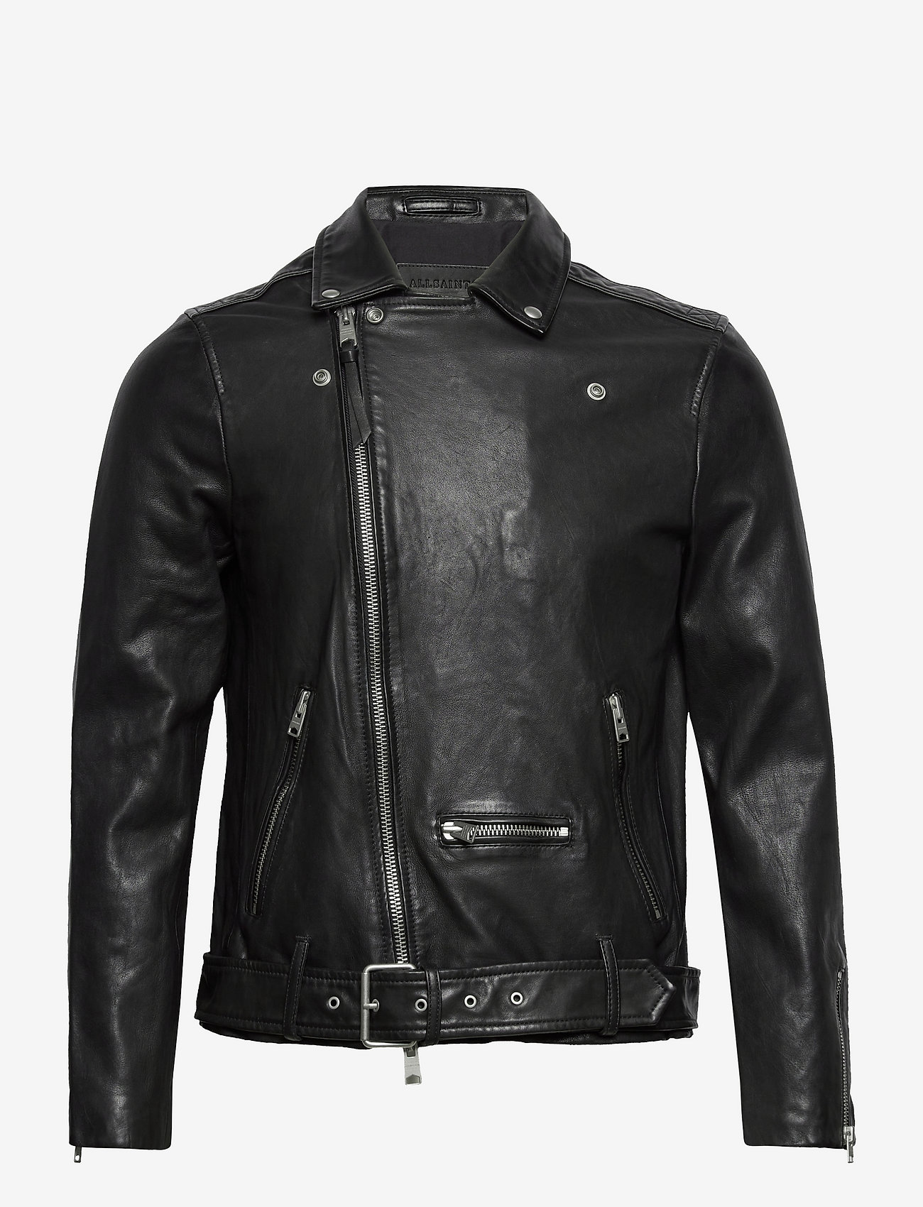 allsaints wick leather jacket