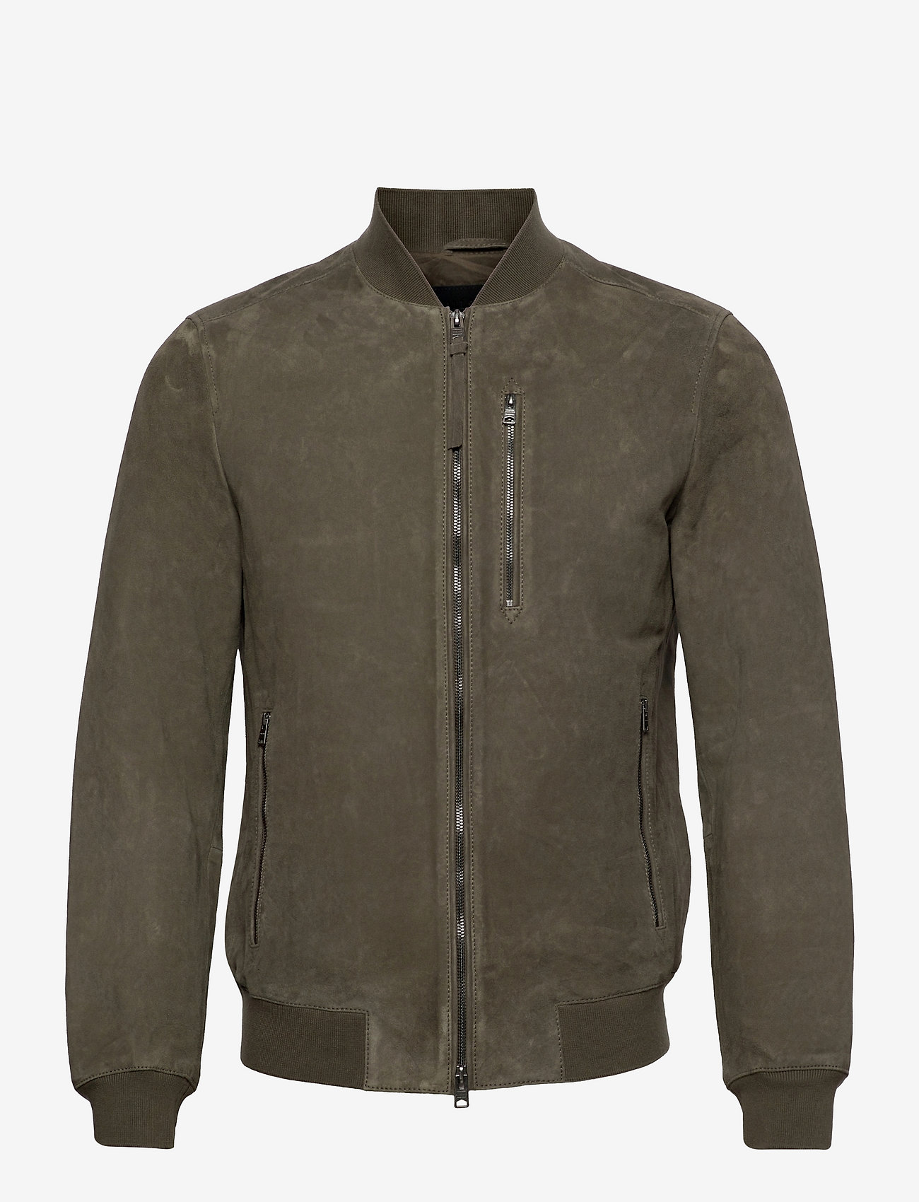 allsaints suede bomber jacket