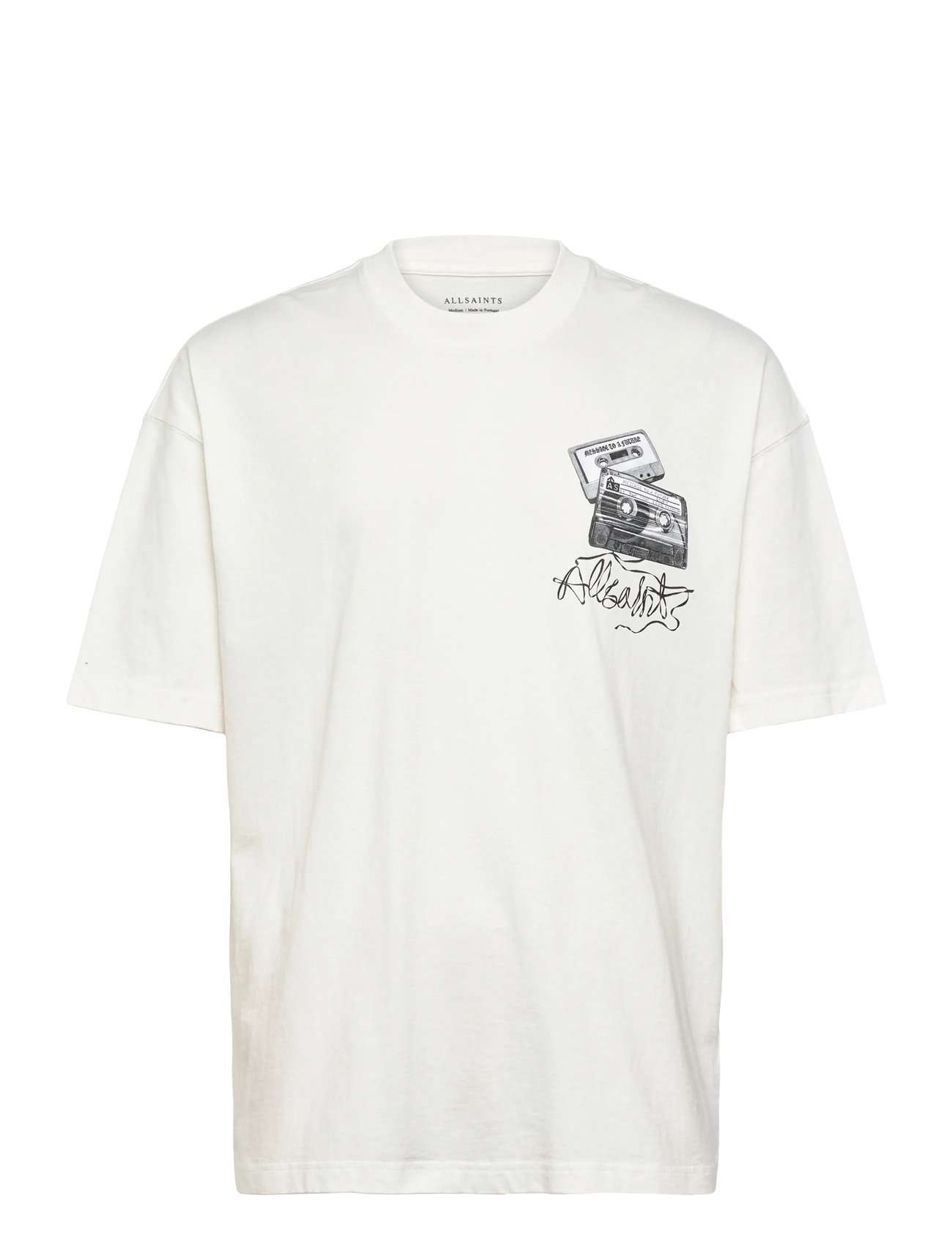 ALLSAINTS Reel Ss Crew Cream - M - Herren