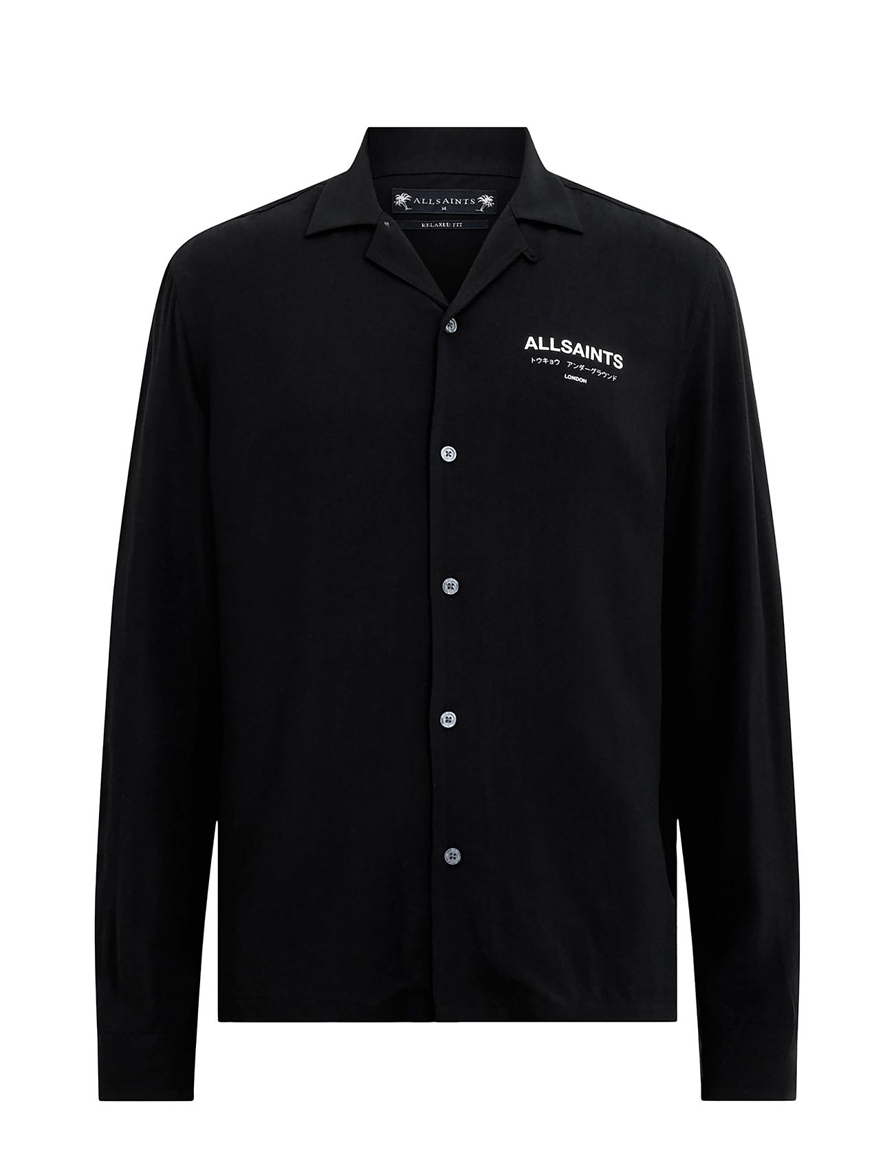 Underground Ls Shirt Black AllSaints
