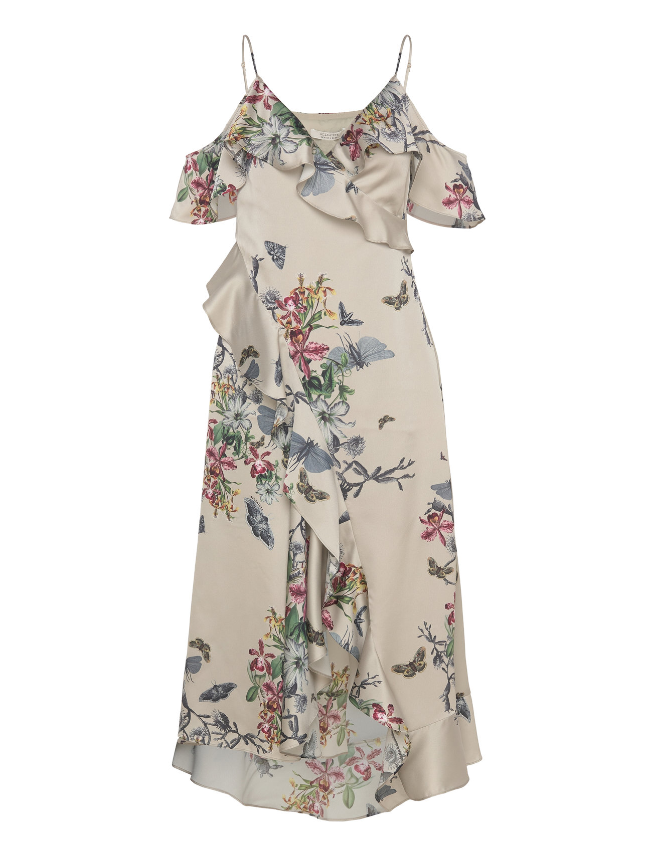 Orion Sanibel Dress Grey AllSaints