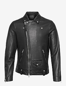 MILO BIKER - leather jackets - black