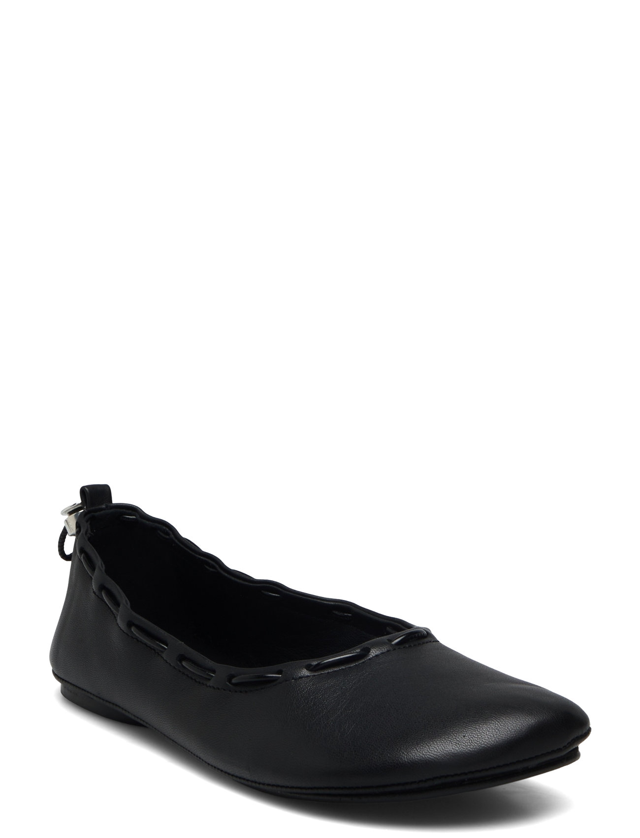 Gill Black Leather Ballet Flats Ballerinasko Ballerinaer Black ALOHAS