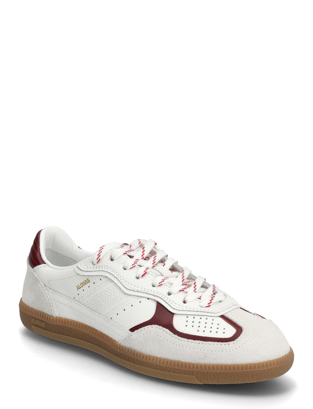 ALOHAS Tb.490 Rife Grain Cream Leather Sneakers, 38, White, Sneakers > Sneakers Med Lav Top, Dame