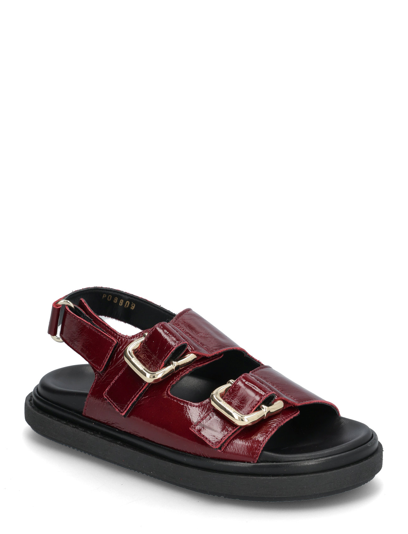 Harper Onix Vanilla Leather Sandals Shoes Sandals Flat Sandals Burgundy ALOHAS
