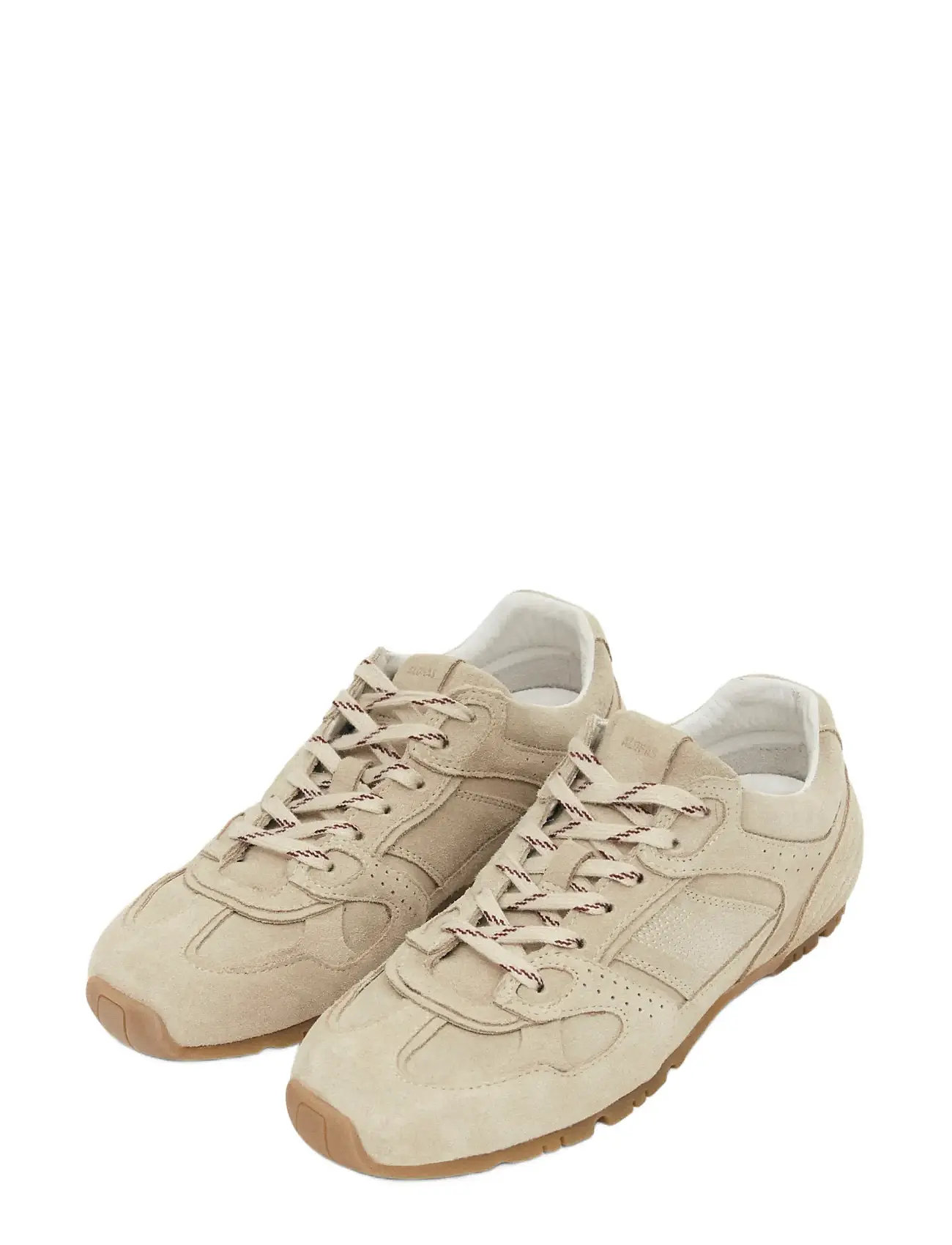 ALOHAS Tb.56 Suede Leather Sneakers, 40, Beige, Sneakers > Sneakers Med Lav Top, Dame