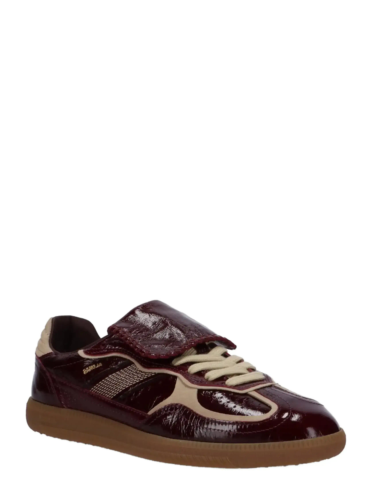 ALOHAS Tb.490 Club Deep Burgundy Patent Leather Sneakers, 40, Burgundy, Sneakers > Sneakers Med Lav Top, Dame