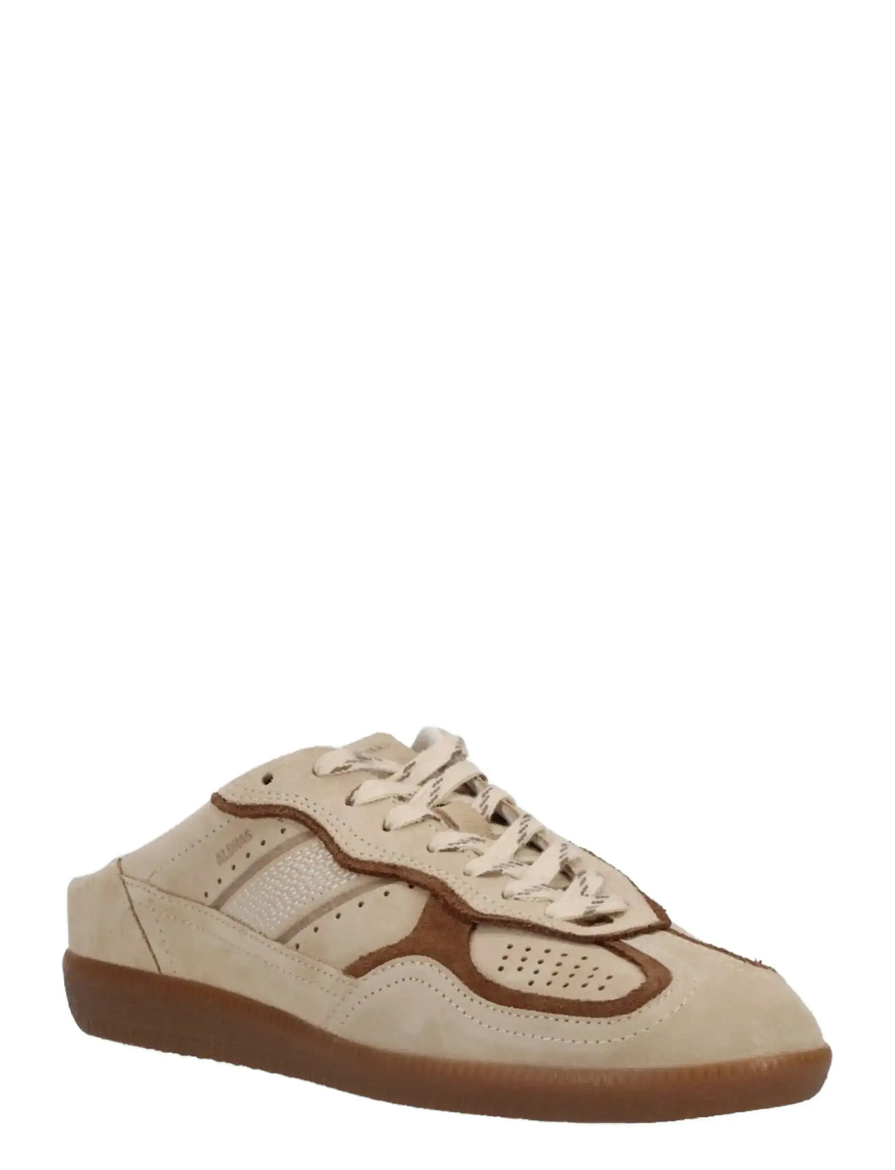 ALOHAS Tb.490 Mule Cream Leather Sneakers, 39, Brown, Sneakers > Sneakers Med Lav Top, Dame