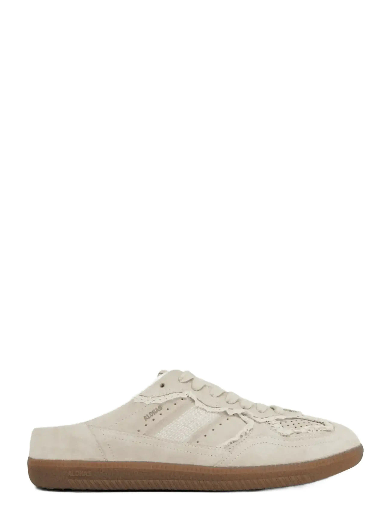 ALOHAS Tb.490 Mule Crochet Cream Leather Sneakers, 37, Cream, Sneakers > Sneakers Med Lav Top, Dame