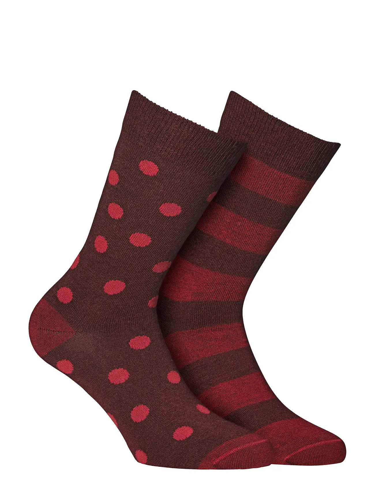 Alpacasocks&Co Merino Lifestyle 2-Pack, 39-42, Burgundy, Sokker > Almindelige Sokker, Herre