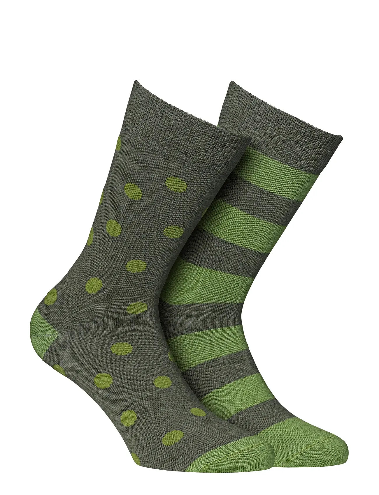 Alpacasocks&Co Merino Lifestyle 2-Pack, 39-42, Khaki green, Sokker > Almindelige Sokker, Herre