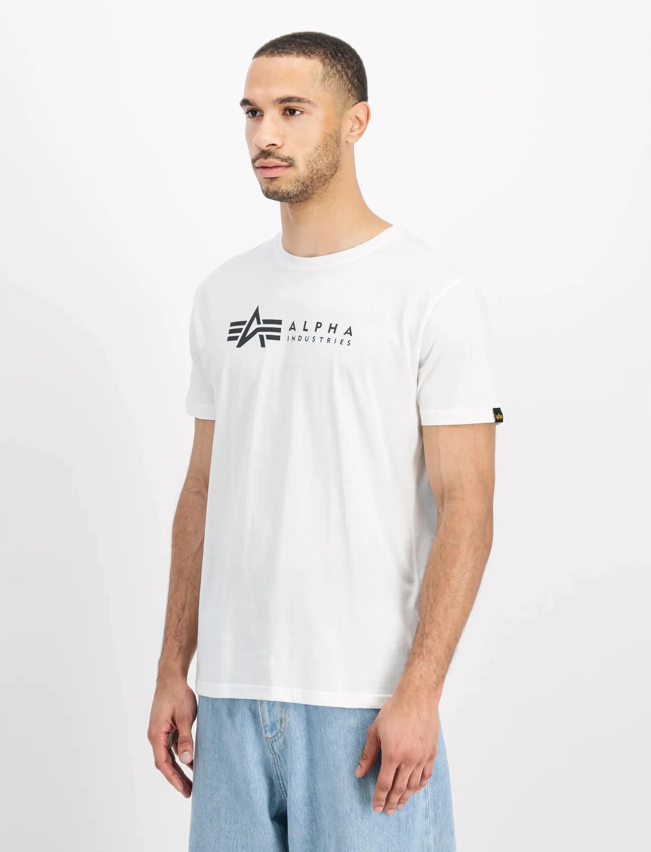 Alpha Industries Alpha Label T-Shirt 2 Pack, M, Multi/patterned, T-Shirts > Kortærmede, Herre