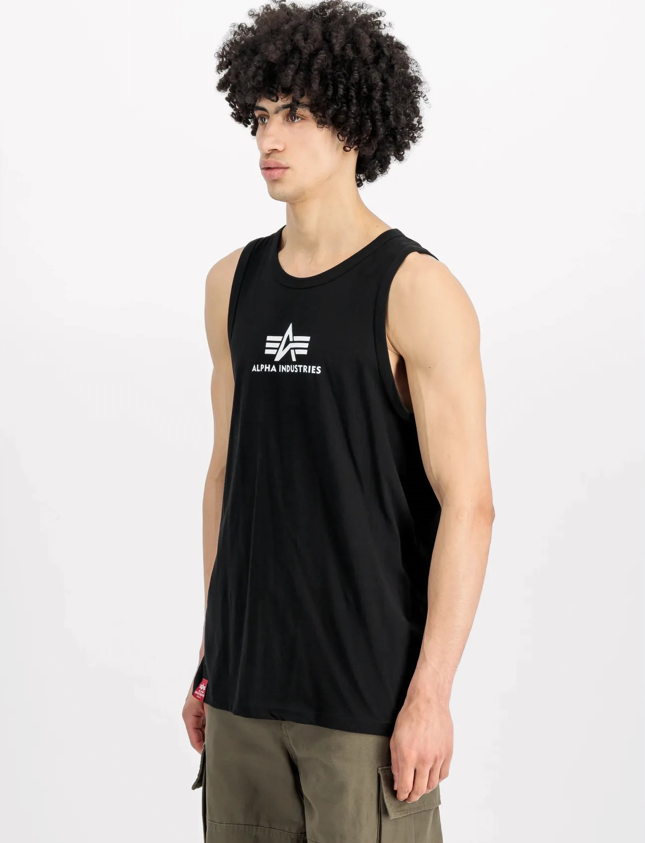 Alpha Industries Basic Tank ml, S, Black, T-Shirts > Uden Ærmer, Herre