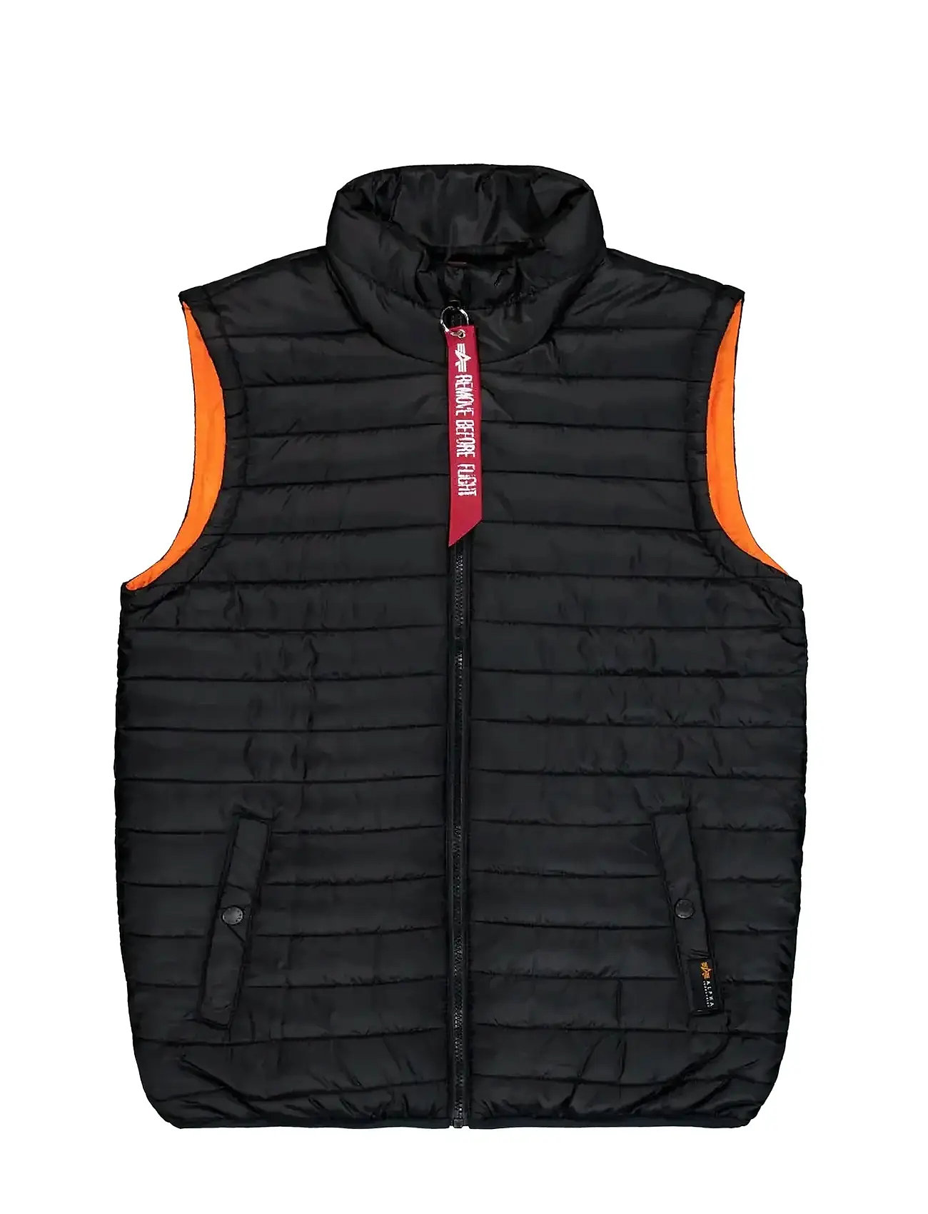 ALPHA INDUSTRIES Puffer Vest Hell Schwarz - M - Herren