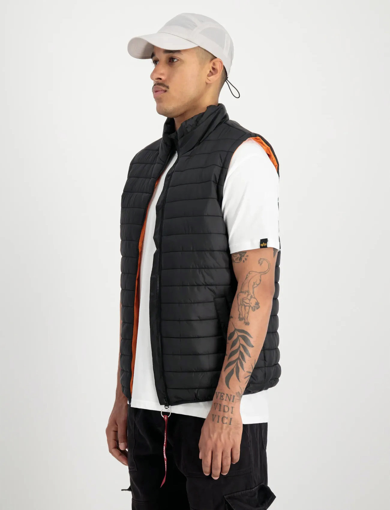 Alpha Industries Puffer Vest Light, L, Black, Overtøj > Veste, Herre