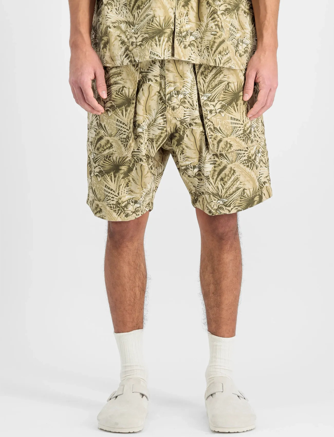 Alpha Industries Honolulu Safari Shorts, 32, Yellow, Shorts > Afslappet, Herre