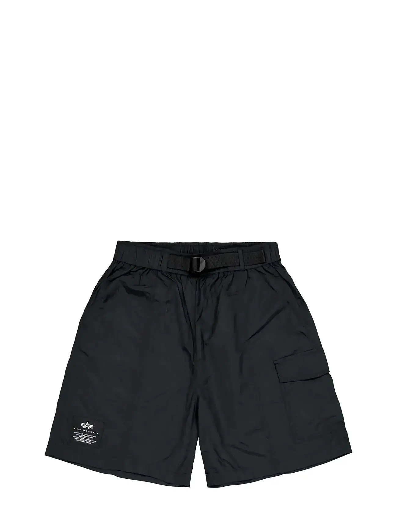 ALPHA INDUSTRIES Nylon Cargo Kurz Schwarz - S - Herren