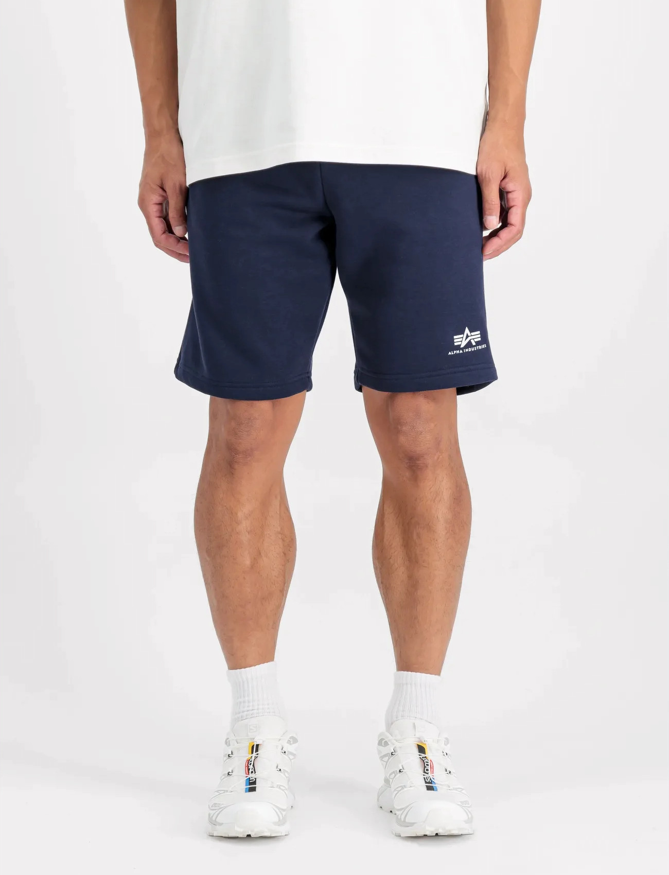 Alpha Industries Basic Short Sl Ii, M, Navy, Sport Shorts > Sport Sweat Shorts, Herre