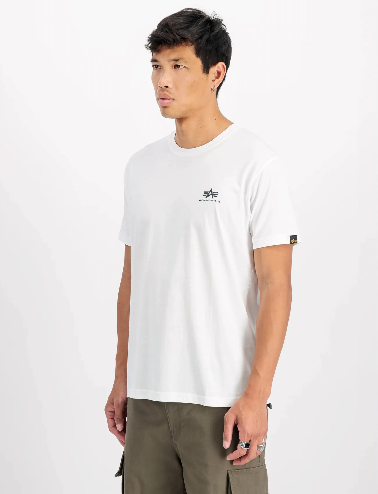 Alpha Industries Basic T-Shirt Sl 2 Pack, L, Black, T-Shirts > Kortærmede, Herre