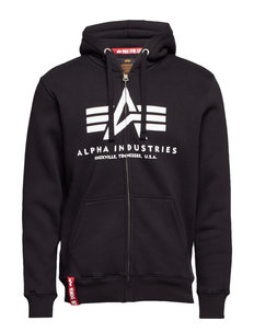 alpha industries basic zip hoodie