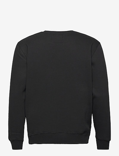 Alpha Industries Herren Sweater Basic Foil Print black/gold