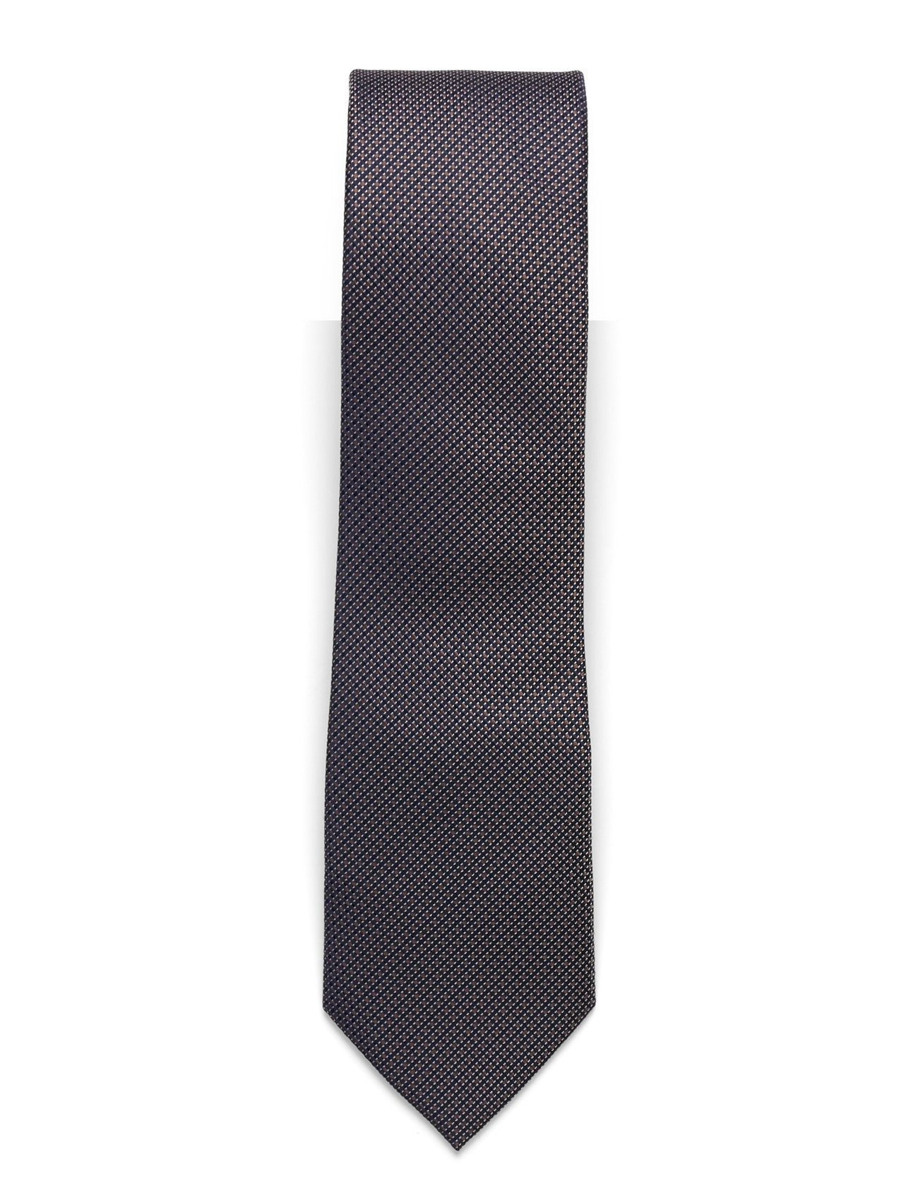 Amanda Christensen Tie & Pocket Square, One Size, Brown, Tilbehør > Slips, Herre