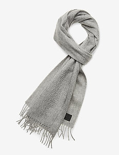 Winter Scarf - lightweight scarves - light grey melange
