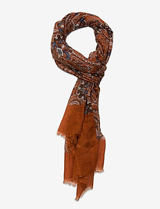 Single Scarf - lightweight scarves - dark orange