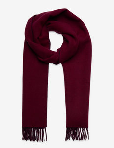Double Face Winter Scarf - winter scarves - wine red