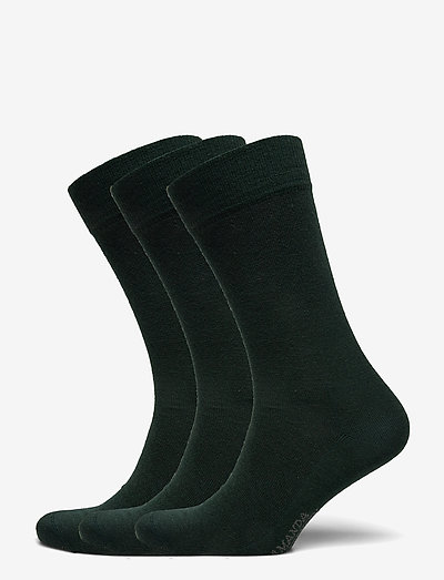 Grade Merino Wool Sock - multipack socks - bottle green