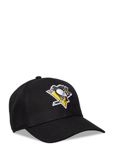 American Needle Pittsburgh Penguins Black Raglan Bones Trucker Hat