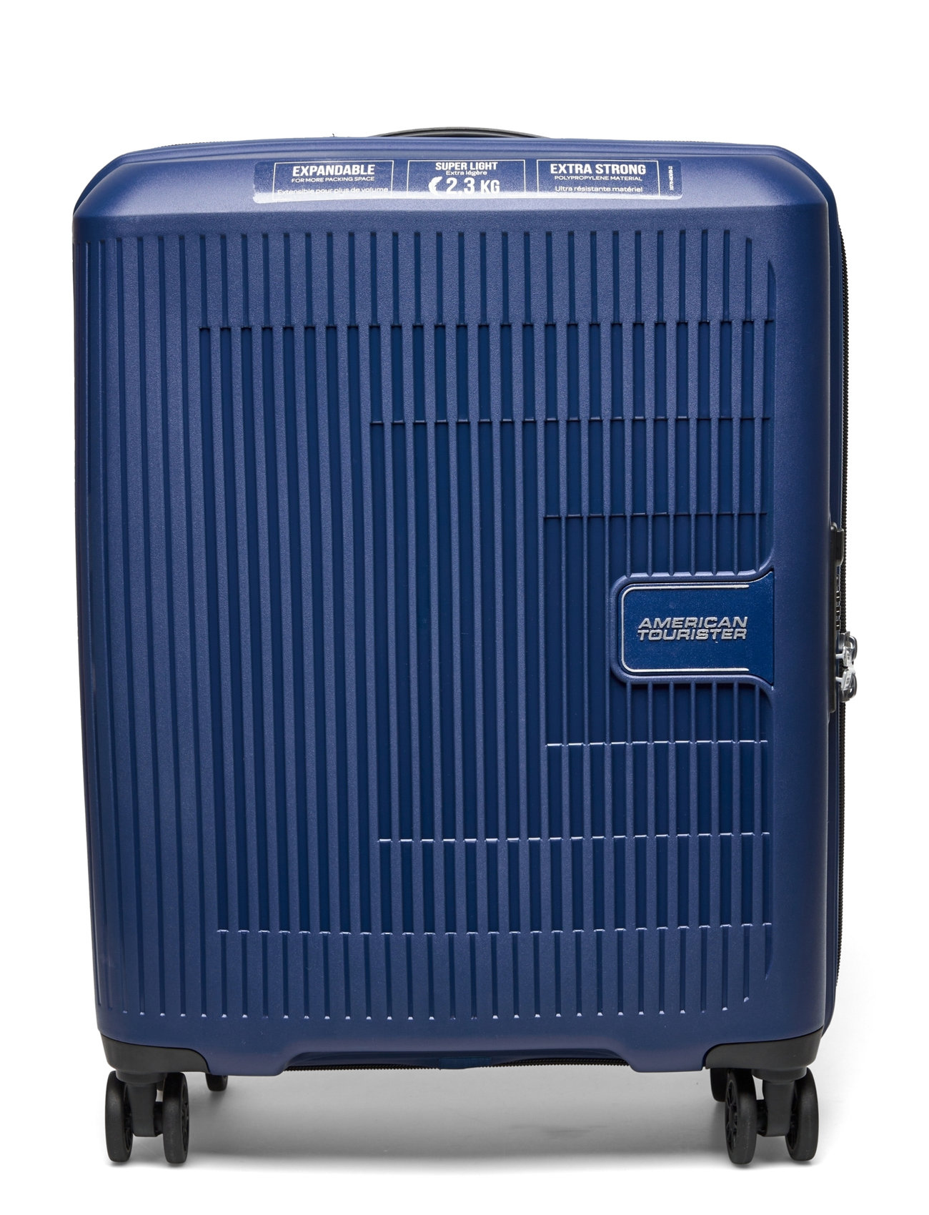 "American Tourister" "Aerostep Spinner 55/20 Exp Tsa Bags Suitcases Blue American