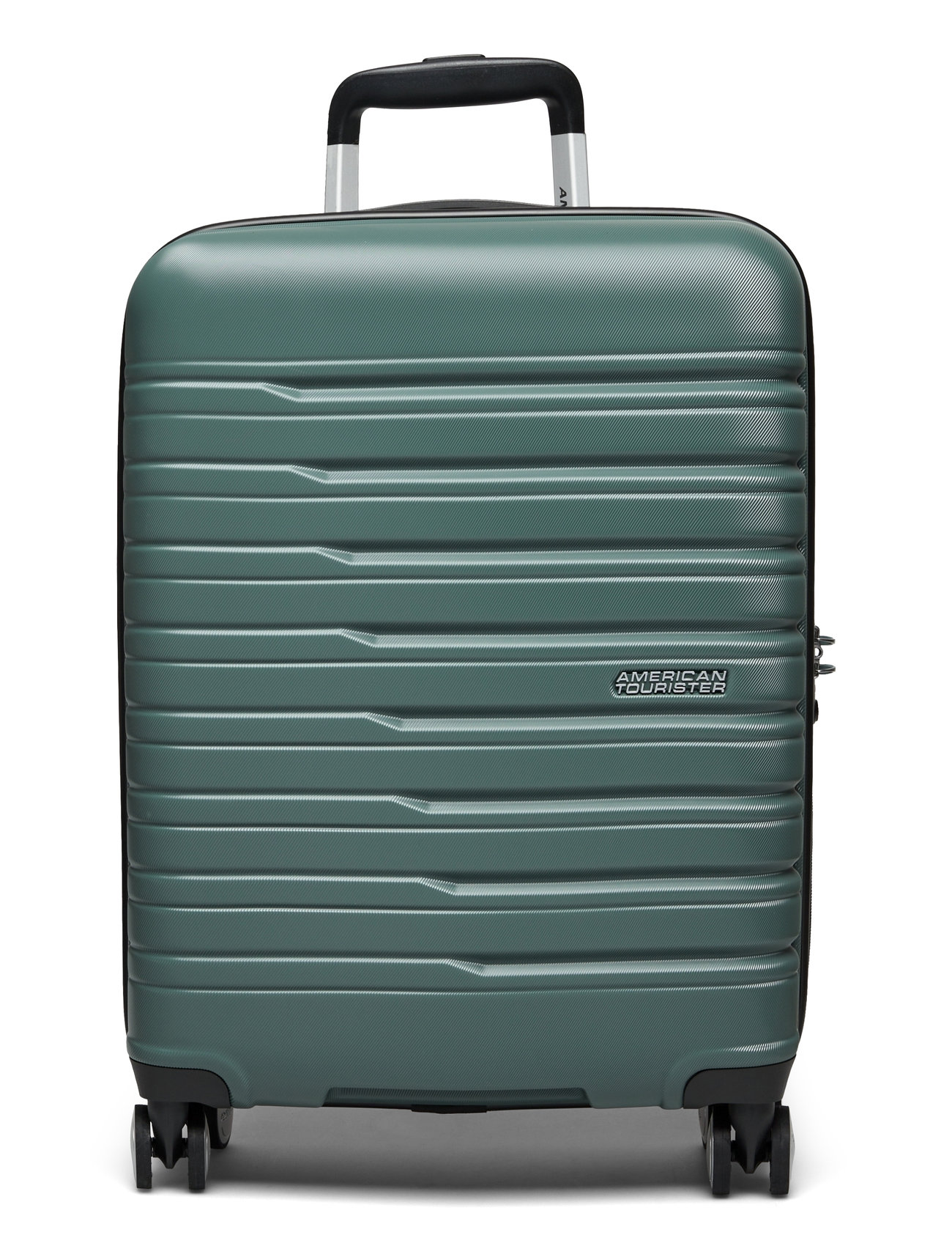 "American Tourister" "Flashline Spinner 55/20 Tsa Bags Suitcases Green American