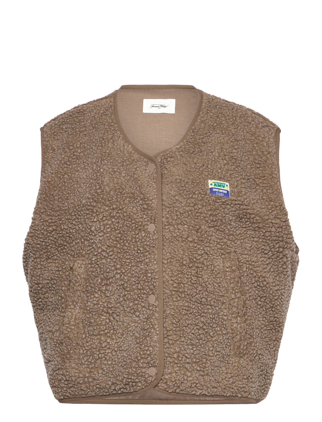 American Vintage Hoktown, M, Beige, Veste > Vatterede Veste, Dame