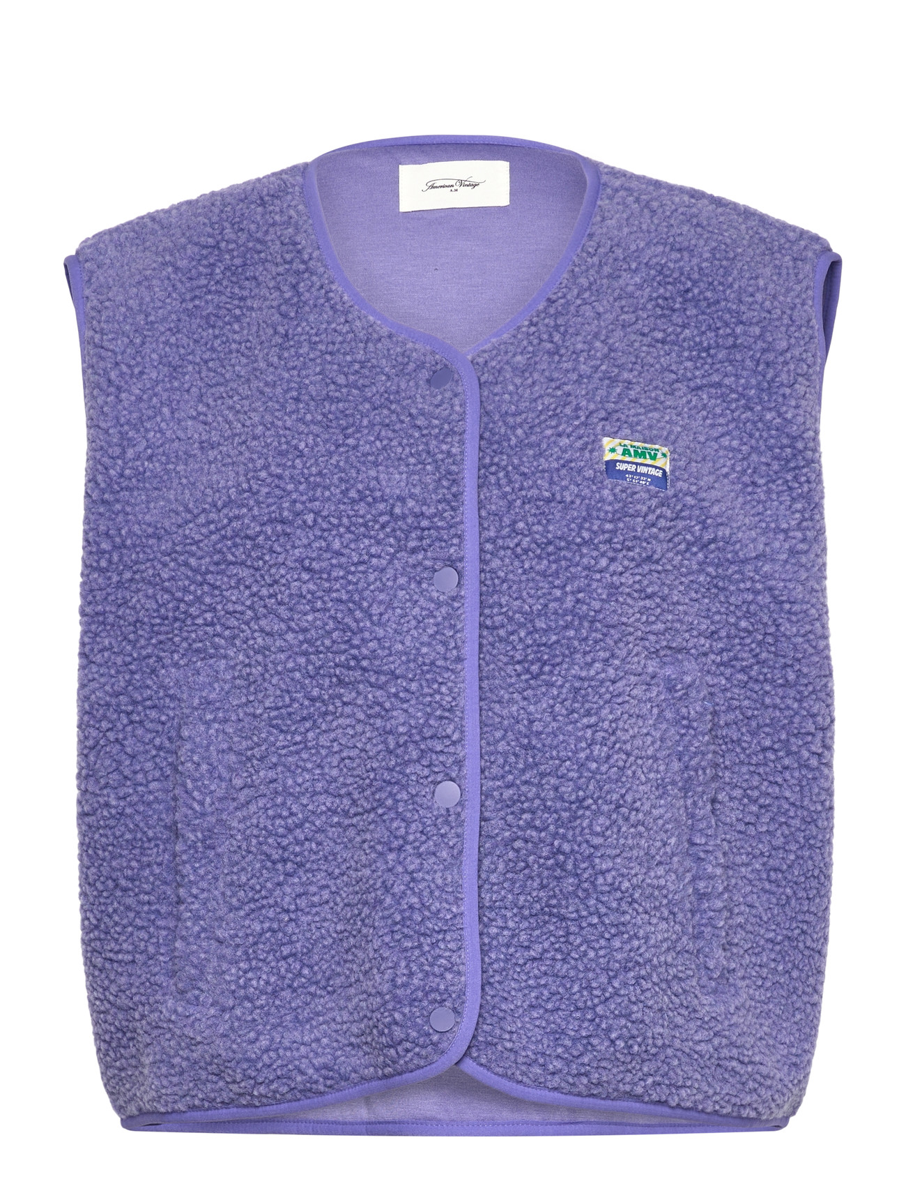 American Vintage Hoktown, M, Purple, Veste > Vatterede Veste, Dame