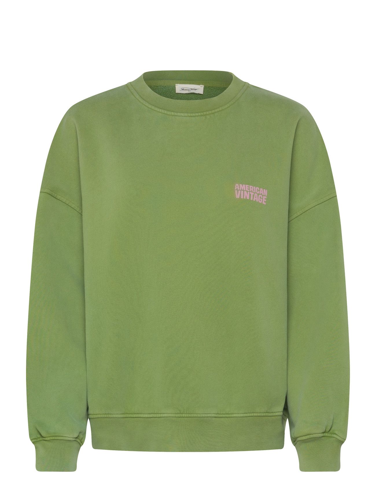 American Vintage Plizzy, S, Green, Sweatshirts & Hættetrøjer > Sweatshirts, Dame
