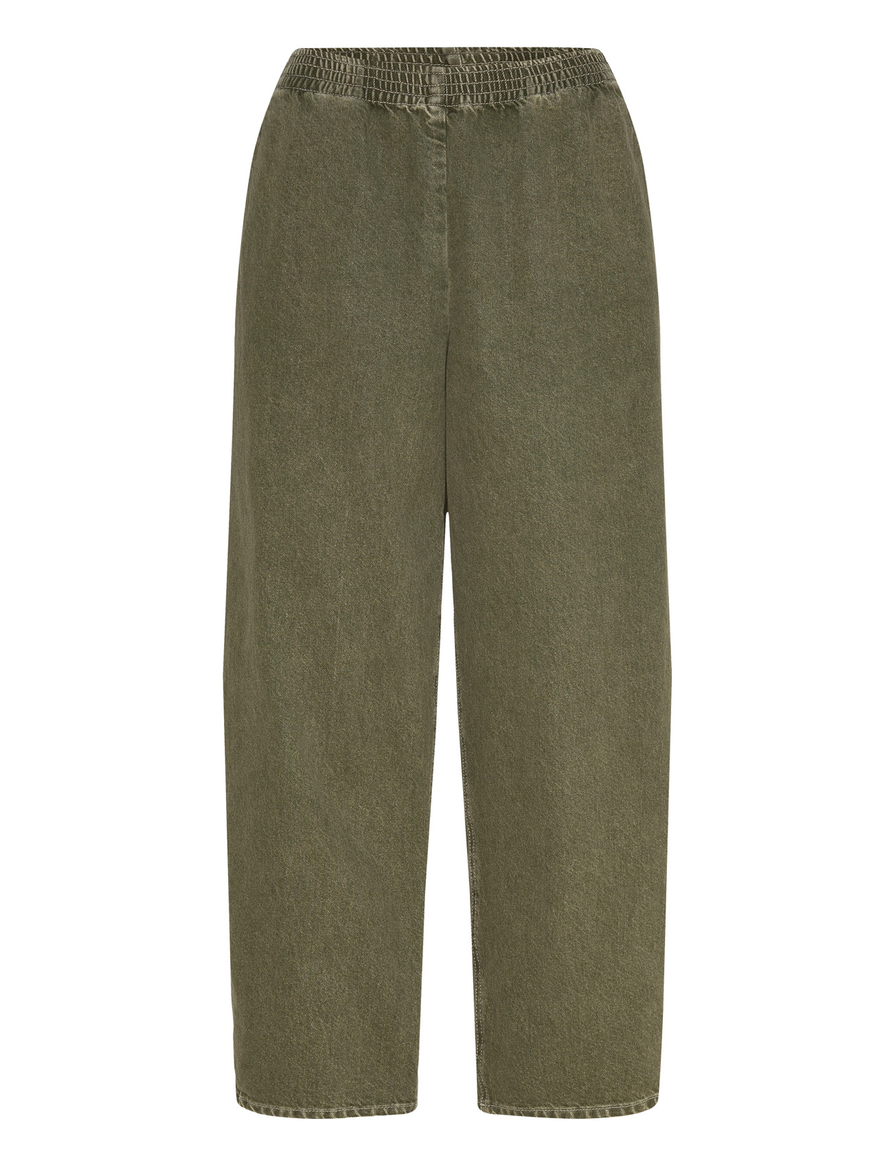 American Vintage Uzatown, S, Khaki green, Trousers > Barrel Trousers, Dame